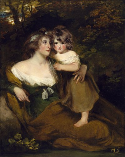 The Countess of Darnley and her Daughter, Lady Elizabeth Bligh by John Hoppner