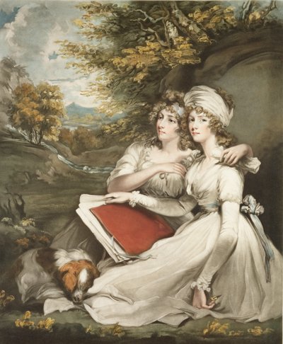 The Daughters of Sir Thomas Frankland, Bart., engraved and pub. by William Ward, 1797 by John Hoppner