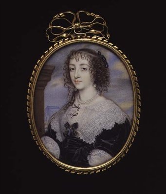 Queen Henrietta Maria, Wife of King Charles I, c.1640 by John Hoskins