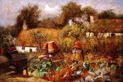 Beehives, Carlton, Lancs. by John Houghton Hague