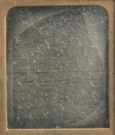 Copy of the Rosetta Stone by John Jabez Edwin Mayall