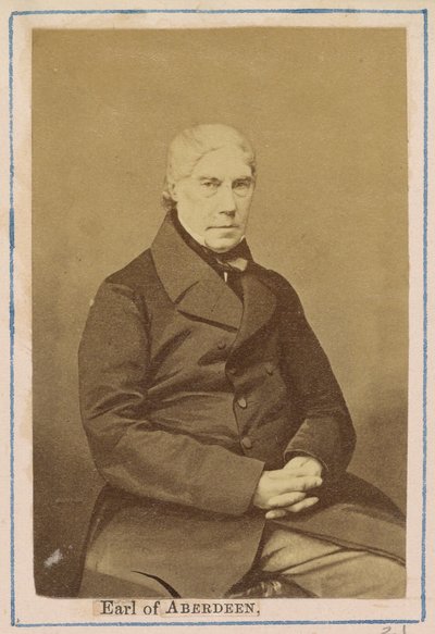 George Hamilton Gordon, 4th Earl of Aberdeen by John Jabez Edwin Mayall