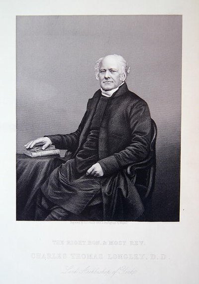 His right honourable and most reverend Charles Thomas Longley, from 