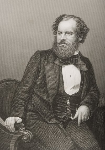 Albert Smith, engraved by D.J. Pound from a photograph, from 