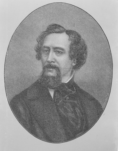 Charles John Huffam Dickens by John Jabez Edwin Paisley Mayall