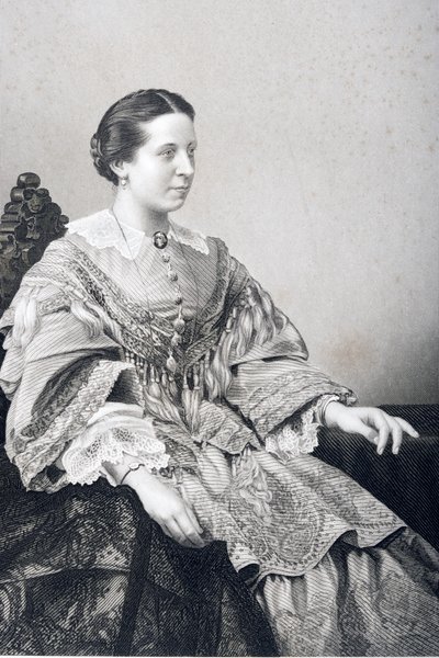 Clara Novello, engraved by D.J. Pound from a Photograph, from 