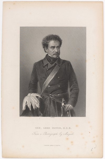 Gen. Lord Clyde, G.C.B., 1856 by John Jabez Edwin Paisley Mayall