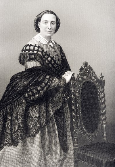 Madame Rosino Penco (1823-94) engraved by D.J. Pound from a photograph, from 