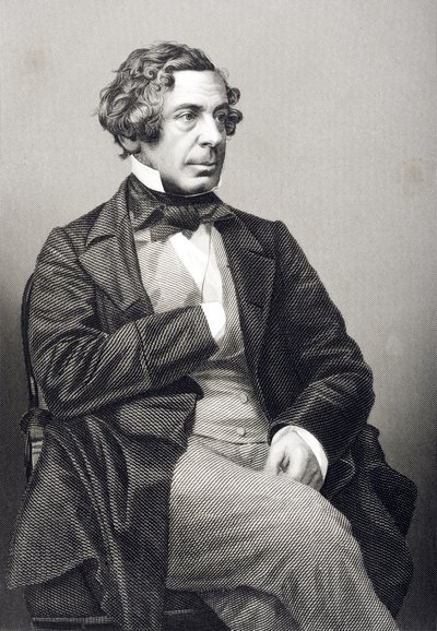 Samuel Warren (1807-77) engraved by D.J. Pound from a photograph, from 