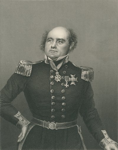Sir John Franklin engraved by D.J. Pound from a photograph, from 
