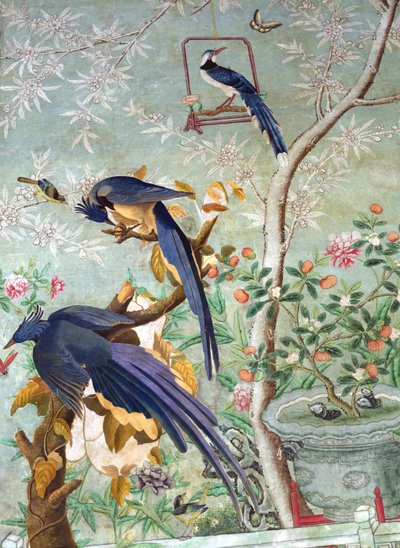 A Pair of Magpie Jays Cut from 