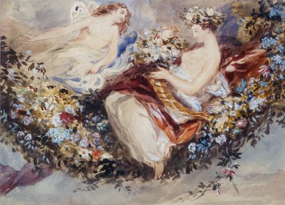 Flora and Zephyr by John James Chalon