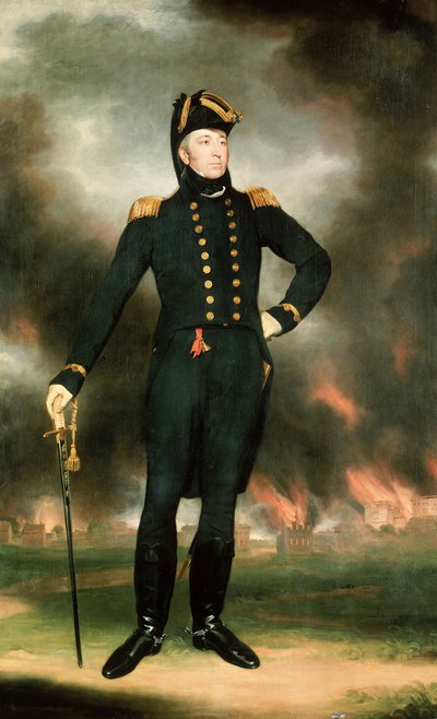 Rear-Admiral Sir George Cockburn (1772-1853), c.1817 by John James Halls