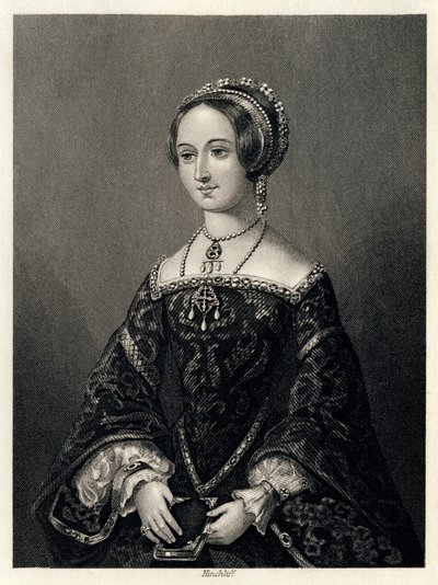 Marguerite de Navarre, Queen Consort of Henry II of Navarre by John James Hinchcliff