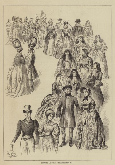 Costumes at the Healtheries by John Jellicoe