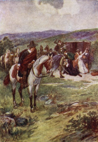 Murder of James Sharp, Archbishop of St Andrews by Militant Covenanters, Magus Muir, Scotland by John Jellicoe