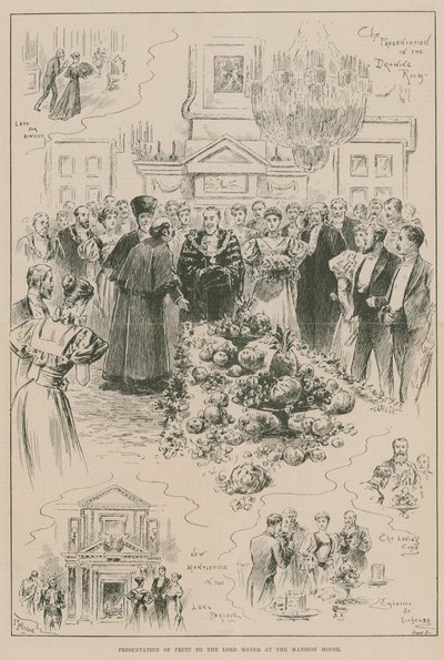 Presentation of Fruit to the Lord Mayor at the Mansion House by John Jellicoe