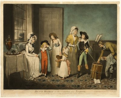 Black Monday, or the Departure for School by John Jones