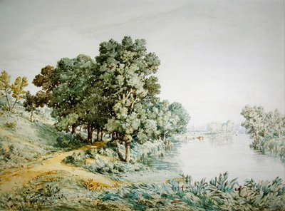 Postwick Grove on the River Yare by John Joseph Cotman