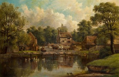 Farm in Wood Lane, Handsworth by John Joseph Hughes