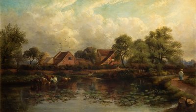 Farm in Wood Lane, Handsworth by John Joseph Hughes