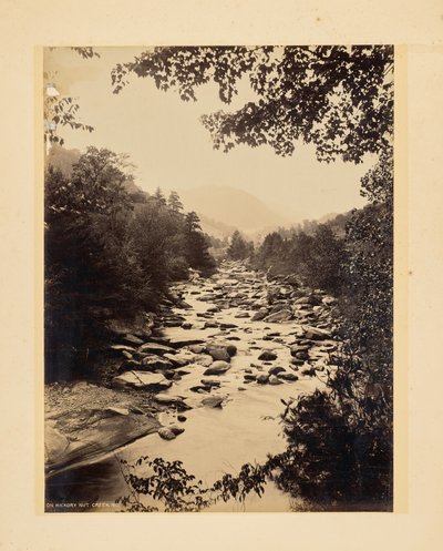 On Hickory Nut Creek, North Carolina by John K. Hillers