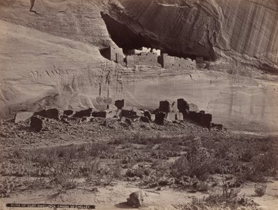 Ruins of Cliff Dwellings, Canyon de Chelly, 1879-1881 by John K. Hillers