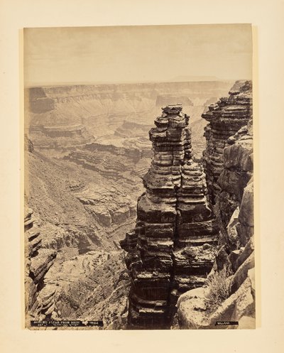 Shini-Mo Altar from Brink of Marble Canyon, Colorado River by John K. Hillers
