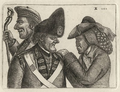 James Robertson of Kincraigie; John Dhu (Dow, MacDonald); Jamie Duff by John Kay