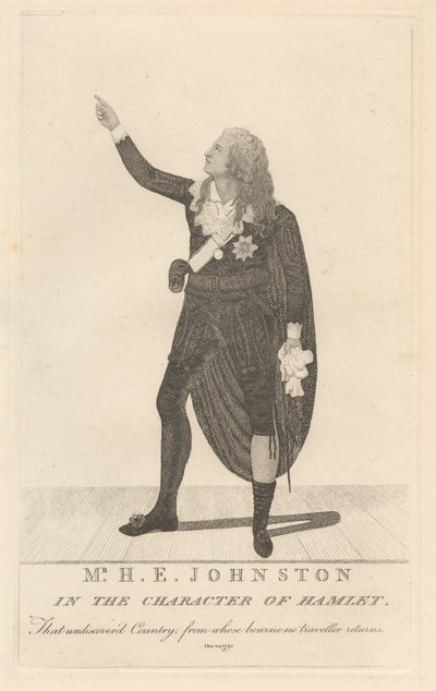 Mr. H. E. Johnston in the Character of Hamlet by John Kay