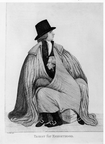 Patent for Knighthood: Henry Dundas and Sir James Stirling by John Kay