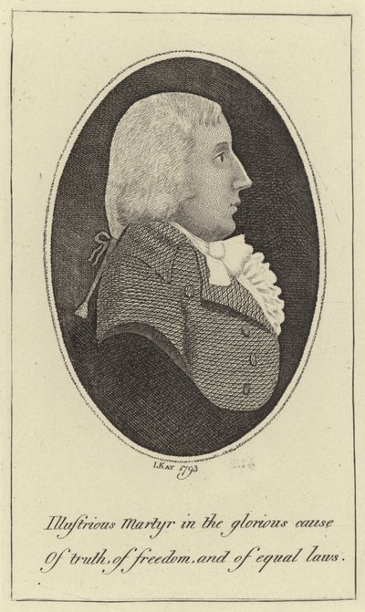 Portrait of Thomas Muir by John Kay