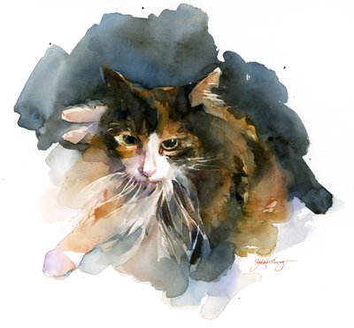 Calico Cat, 2015 by John Keeling