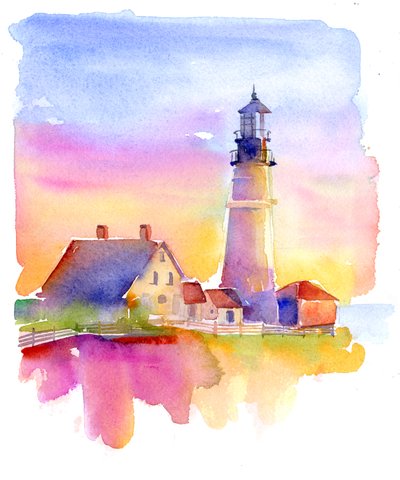 Lighthouse, 2014 by John Keeling
