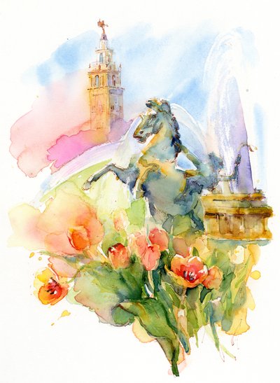 Plaza Spring by John Keeling