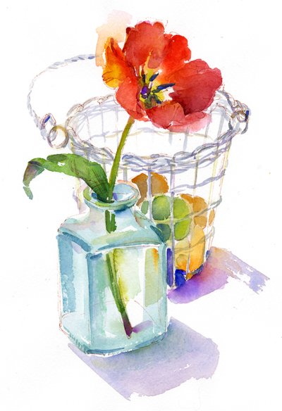 Tulip with Egg basket by John Keeling