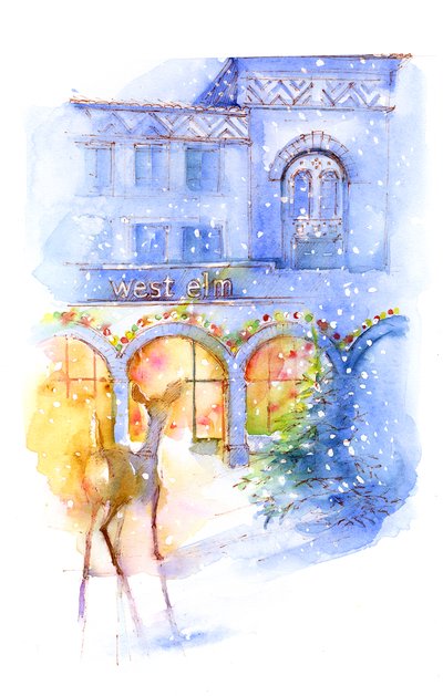West Elm at Christmas, 2016 by John Keeling