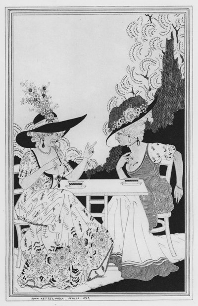 Illustration for The Way of the World by William Congreve by John Kettelwell