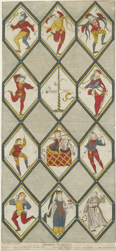 Betley Glass Window - Morris Dancers by John Keyse Sherwin