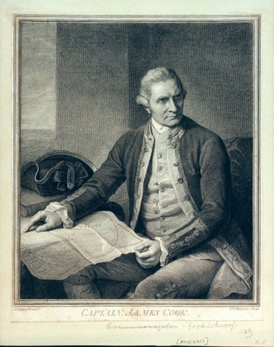 Captain James Cook (1728-1779) by John Keyse Sherwin