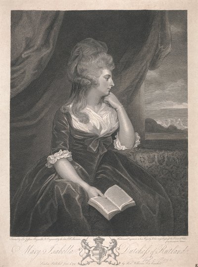 Mary Isabella Manners (née Somerset), Duchess of Rutland by John Keyse Sherwin