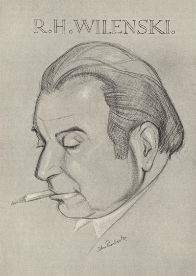 R H Wilenski, English art critic and writer by John L. Pemberton