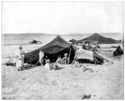 Caravan Camp, Sahara Desert by John L. Stoddard