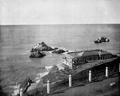 Cliff House and Seal Rocks, Golden Gate, California, USA, 1893 by John L. Stoddard