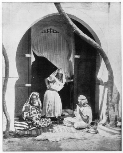 Group of Women, Algeria, Africa by John L. Stoddard