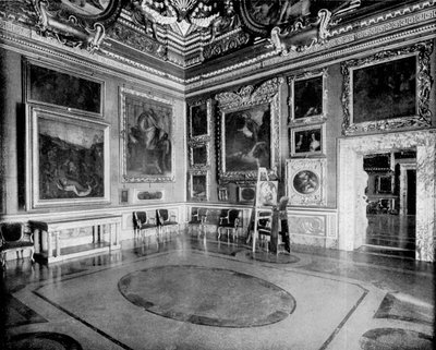 Hall of Saturn, Pitti Palace, Florence, Italy, 1893 by John L. Stoddard
