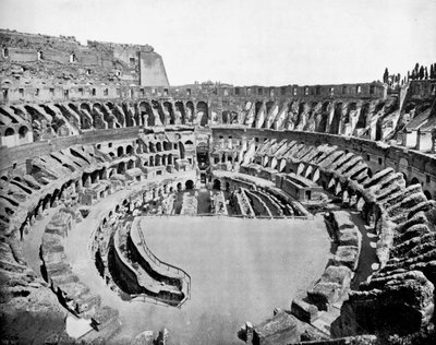 Interior of the Colosseum, Rome by John L. Stoddard