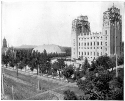 New Mormon Temple, Salt Lake City, Utah by John L. Stoddard
