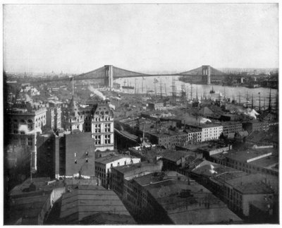 New York and the Brooklyn Bridge by John L. Stoddard