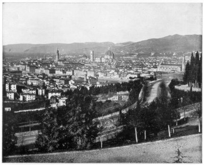 Panorama of Florence, Italy by John L. Stoddard